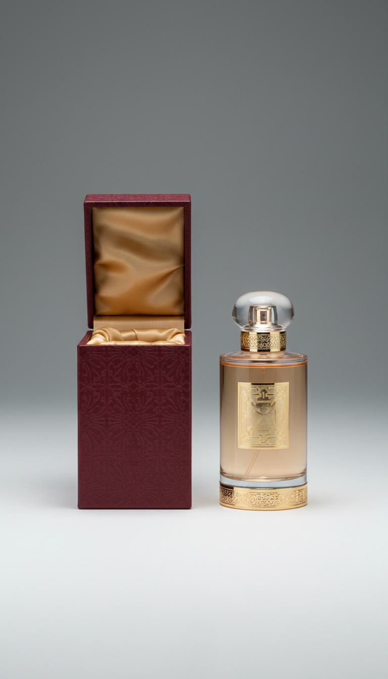 Musk Al Qasr Extrait Maroon Embossed Box